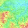 Cheb topographic map, elevation, terrain