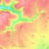 Avening topographic map, elevation, terrain