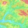Hasel topographic map, elevation, terrain