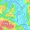 Gagetown topographic map, elevation, terrain