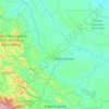 Kuantan Singingi topographic map, elevation, terrain