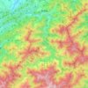 Fuxing topographic map, elevation, terrain