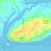 West Mersea topographic map, elevation, terrain