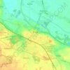 Brzeg topographic map, elevation, terrain