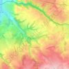 Néris-les-Bains topographic map, elevation, terrain