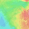 Unorganized Centre Parry Sound topographic map, elevation, terrain