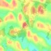 Drumcartagh or Diamondhill topographic map, elevation, terrain