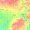 Lincoln County topographic map, elevation, terrain