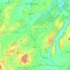 Petra topographic map, elevation, terrain