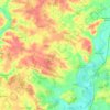 Les Hauts-d'Anjou topographic map, elevation, terrain