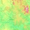Chandrapur topographic map, elevation, terrain