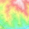 Llama topographic map, elevation, terrain