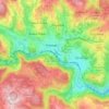 Uzice topographic map, elevation, terrain