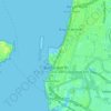 Butterworth topographic map, elevation, terrain