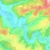 Poilly-sur-Serein topographic map, elevation, terrain