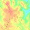 Coldspring topographic map, elevation, terrain