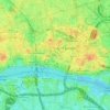 Bread Street topographic map, elevation, terrain