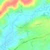 Cuddington topographic map, elevation, terrain