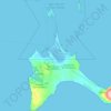 Formentera topographic map, elevation, terrain