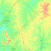 Surulere topographic map, elevation, terrain