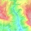 Plaxtol topographic map, elevation, terrain