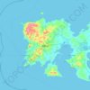 Lemnos topographic map, elevation, terrain