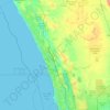 City Of Wanneroo topographic map, elevation, terrain