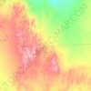 Cloncurry Shire topographic map, elevation, terrain