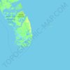 South Andros topographic map, elevation, terrain