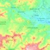 Parroquia Cua topographic map, elevation, terrain
