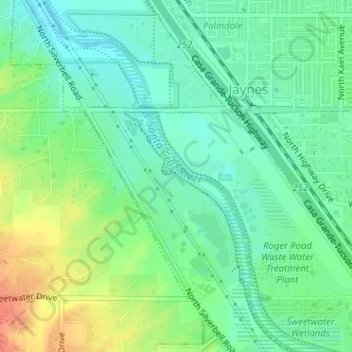 Christopher Columbus Park topographic map, elevation, terrain