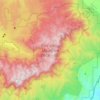 Pine Valley Mountain Wilderness topographic map, elevation, terrain