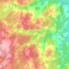 New Gairloch topographic map, elevation, terrain