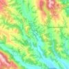 Ozrem topographic map, elevation, terrain