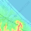 Riccione topographic map, elevation, terrain
