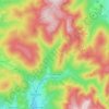 Kouty nad Desnou topographic map, elevation, terrain