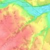 Saint-Lubin-des-Joncherets topographic map, elevation, terrain