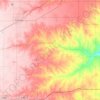 Gray County topographic map, elevation, terrain