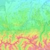 Tatra County topographic map, elevation, terrain