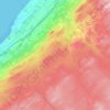Bras Saint-Nicolas topographic map, elevation, terrain