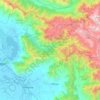 Srinagar (North) topographic map, elevation, terrain
