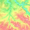Lignac topographic map, elevation, terrain