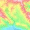 Mariscal Benavides topographic map, elevation, terrain