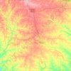 Howell County topographic map, elevation, terrain