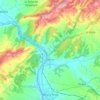 Garcia topographic map, elevation, terrain