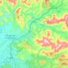 Lanco topographic map, elevation, terrain