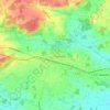 Diestedde topographic map, elevation, terrain