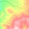 Kagisano-Molopo Local Municipality topographic map, elevation, terrain
