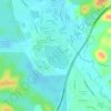 Tasik Biru topographic map, elevation, terrain