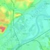 Manom topographic map, elevation, terrain